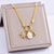 Minimalist Classic Style Heart Shape Flower 304 Stainless Steel Plating Pendant Necklace