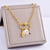 Minimalist Classic Style Heart Shape Flower 304 Stainless Steel Plating Pendant Necklace
