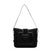 Women'S Medium Pu Leather Color Block Classic Style Bucket Zipper Tote Bag