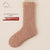 Coral Velvet Socks Women'S Mid-Calf Length Socks Autumn And Winter Fleece-Lined Thick Warm Plush Women'S Socks Winter Floor Sleep Socks Women