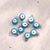 50 Pcs/Package 8.5X6Mm Hole Under 1Mm 304 Stainless Steel Eye Simple Polished Pendant Jewelry Accessories