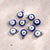 50 Pcs/Package 8.5X6Mm Hole Under 1Mm 304 Stainless Steel Eye Simple Polished Pendant Jewelry Accessories