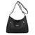 Women'S Oxford Cloth Solid Color Basic Classic Style Sewing Thread Square Zipper Shoulder Bag Crossbody Bag
