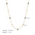 Oil Painting Sense Sky Blue Waste Soil Style Bead Imitation Lazuline Handmade Golden Balls Bracelet Necklace Sets Stainless Steel