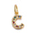 1 Piece Copper Zircon Letter Pendant Jewelry Accessories