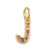 1 Piece Copper Zircon Letter Pendant Jewelry Accessories