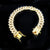 New 12Mm Bar-Shaped Men'S Cuban Chain Necklace Gold-Plated Full Diamond Alloy Hip Hop Style Chain