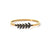 Elegant Streetwear Commute Cactus Cross Flower 304 Stainless Steel 14K Gold Plated Zircon Bangle In Bulk