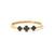 Elegant Streetwear Commute Cactus Cross Flower 304 Stainless Steel 14K Gold Plated Zircon Bangle In Bulk