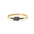 Elegant Streetwear Commute Cactus Cross Flower 304 Stainless Steel 14K Gold Plated Zircon Bangle In Bulk