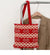 Women'S Knit Stripe Classic Style Weave Square Open Shoulder Bag Handbag