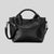 Women'S Medium Pu Leather Solid Color Vacation Classic Style Printing (Printing) Square Zipper Handbag