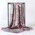 Women'S Elegant Retro Rose Flower Polyester Printing Silk Scarf