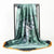 Women'S Elegant Retro Rose Flower Polyester Printing Silk Scarf