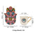 Retro Devil'S Eye White Porcelain Placemat Mug 1 Set