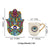 Retro Devil'S Eye White Porcelain Placemat Mug 1 Set