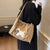 Women'S Cloth Animal Classic Style Sewing Thread Square String Tote Bag