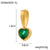 1 Piece 12*6Mm 45Cm 304 Stainless Steel Zircon Heart Shape Jewelry Accessories Pendant Chain
