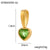 1 Piece 12*6Mm 45Cm 304 Stainless Steel Zircon Heart Shape Jewelry Accessories Pendant Chain