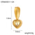 1 Piece 12*6Mm 45Cm 304 Stainless Steel Zircon Heart Shape Jewelry Accessories Pendant Chain