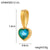 1 Piece 12*6Mm 45Cm 304 Stainless Steel Zircon Heart Shape Jewelry Accessories Pendant Chain