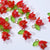 20 Pieces 5 Pcs/Package 10 * 15Mm Glass Iron Cherry Pendant Jewelry Accessories