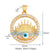 1 Piece Copper Zircon Devil'S Eye Pendant Jewelry Accessories