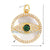 1 Piece Copper Zircon Devil'S Eye Pendant Jewelry Accessories