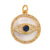 1 Piece Copper Zircon Devil'S Eye Pendant Jewelry Accessories