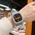 Square Watch Men'S And Women'S Internet Celebrity Junior High School Students Fashion Fashion Small Zhong Mori Retro Couple Sports Quartz Watch