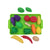 6 Pieces Kitchenware Toys Fruit Vegetable Plastic Toys