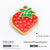 1 Piece 13.62*24.65Mm 304 Stainless Steel Resin Cherry Fruit Polished Pendant Jewelry Accessories