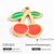 1 Piece 13.62*24.65Mm 304 Stainless Steel Resin Cherry Fruit Polished Pendant Jewelry Accessories