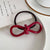 Elegant Women'S Bow Knot Arylic Criss Cross Hair Tie