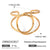 Minimalist Classic Style Lines 304 Stainless Steel 18K Gold Plated Bangle In Bulk