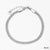 Modern Style Artistic Solid Color 304 Stainless Steel 16K Gold Plated White Gold Plated Plating Bracelets Necklace