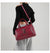 Women'S Pu Leather Cross Vintage Style Square Zipper Handbag Crossbody Bag