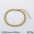 Minimalist Geometric 304 Stainless Steel 18K Gold Plated Paperclip Chain Snake Chain Bracelets In Bulk