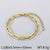 Minimalist Geometric 304 Stainless Steel 18K Gold Plated Paperclip Chain Snake Chain Bracelets In Bulk