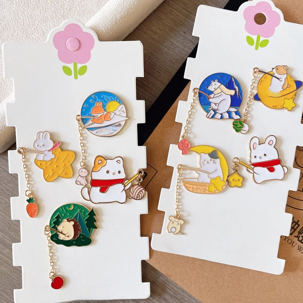 Cartoon Style Cute Pin Animal Zinc Alloy Plating Unisex Brooches