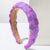 Casual Elegant Women'S Geometry Alloy Cloth Rhinestones Hair Band