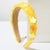 Casual Elegant Women'S Geometry Alloy Cloth Rhinestones Hair Band
