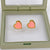 1 Pair Retro Classic Style Heart Shape 304 Stainless Steel Ear Studs