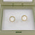 1 Pair Retro Classic Style Heart Shape 304 Stainless Steel Ear Studs