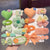 Korean Princess Side Duckbill Clip Children'S Hair Accessories Set Autumn And Winter Plush Peach Heart Baby Cute Bow Hairpin