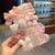 Korean Princess Side Duckbill Clip Children'S Hair Accessories Set Autumn And Winter Plush Peach Heart Baby Cute Bow Hairpin