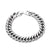Hip-Hop Punk Geometric 304 Stainless Steel Cuban Link Chain Curb Chain Bracelets In Bulk