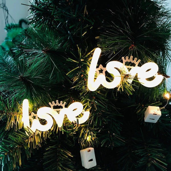 Valentine'S Day Romantic Letter Pet Daily Party Lightings Led Lights Night Lights 1 Piece