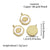1 Piece 13 * 15Mm Copper Shell 18K Gold Plated Cross Eye Polished Pendant Jewelry Accessories
