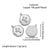 1 Piece 13 * 15Mm Copper Shell 18K Gold Plated Cross Eye Polished Pendant Jewelry Accessories
